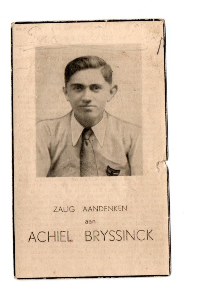 DP oorlogsslachtoffer Nieuwkerken-Waas + Wuppertal 1943, Verzamelen, Ophalen of Verzenden, Overige soorten, Foto of Poster