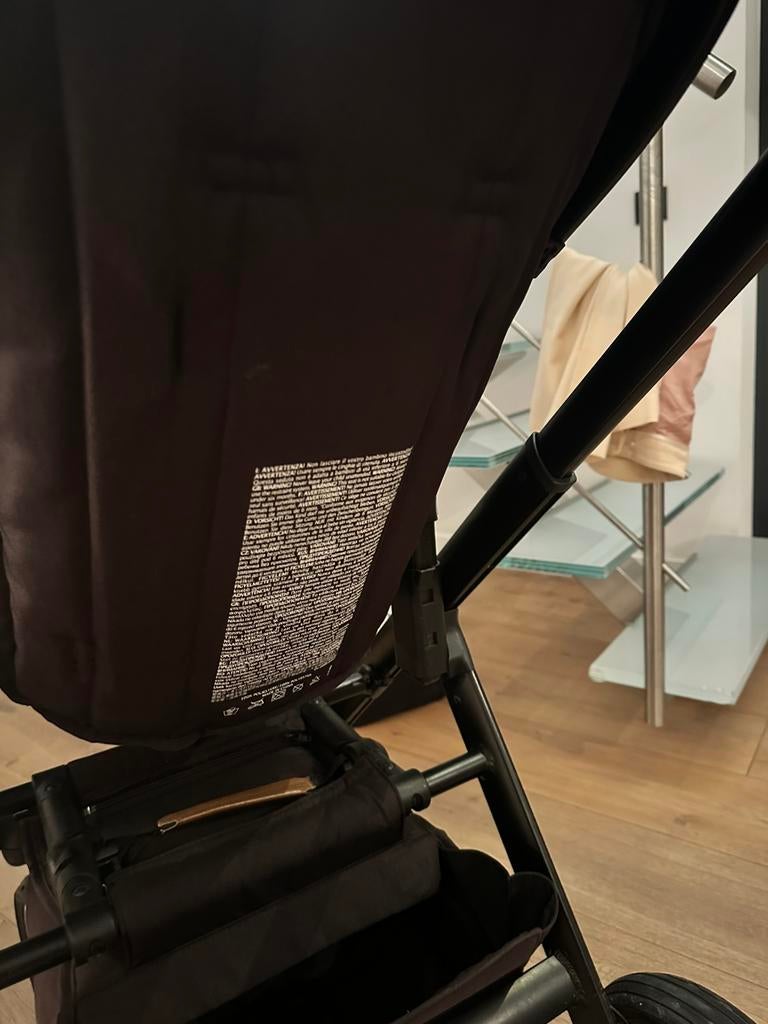 Zwarte Dubatti Buggy met alle accessoires, Duowagen, Gebruikt, Combiwagen, Ophalen