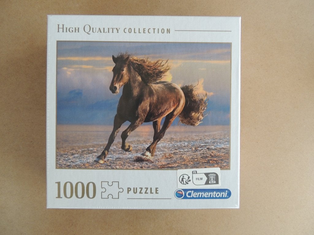 Puzzle 1000 pièces - Cheval en liberté, Enlèvement, Puzzle