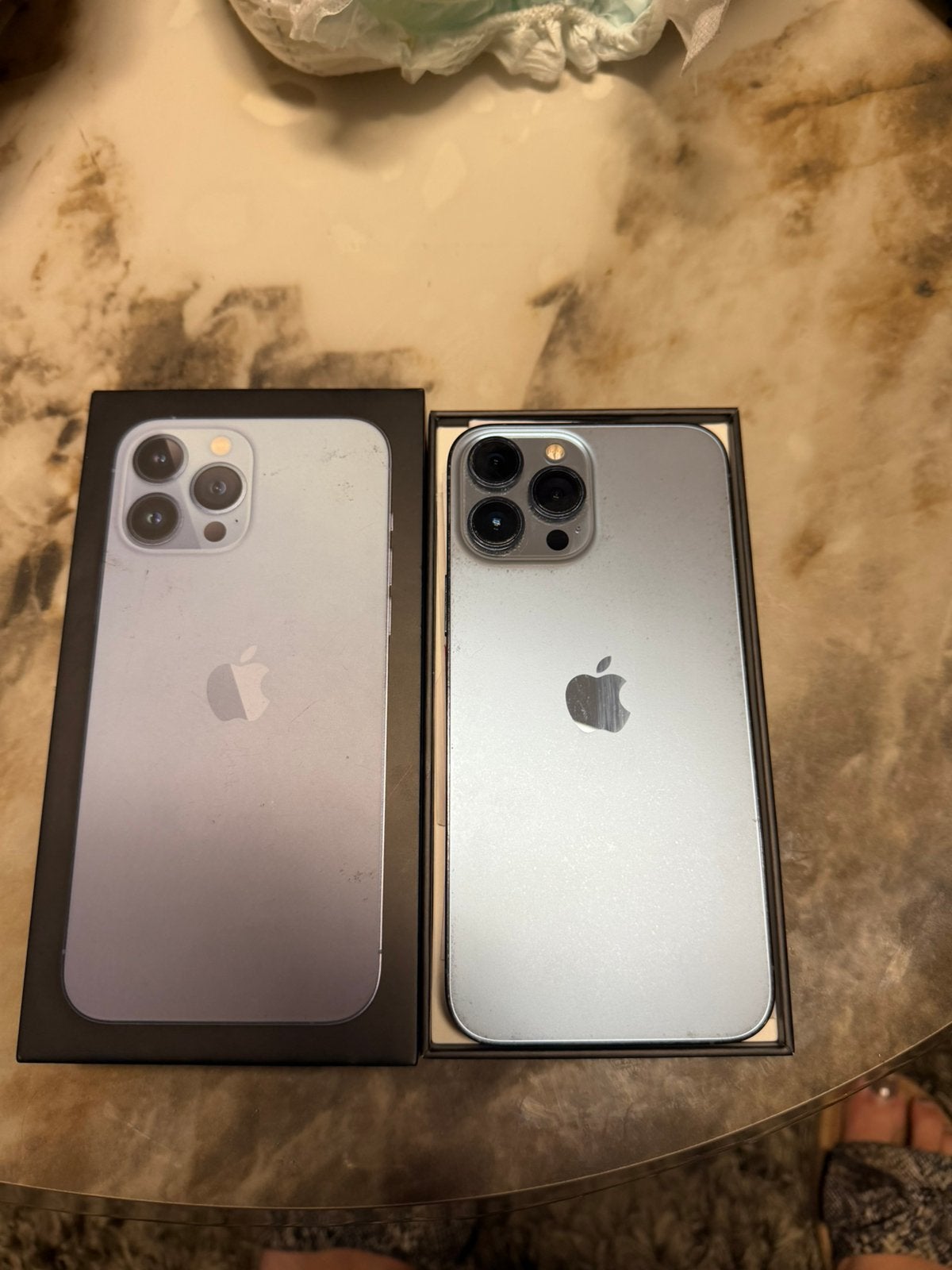 Iphone 13 Pro Max. 128 GB. Sierra Blue, Télécoms, Téléphonie mobile | Apple iPhone, 80 %, 128 GB, Comme neuf, IPhone 13 Pro Max