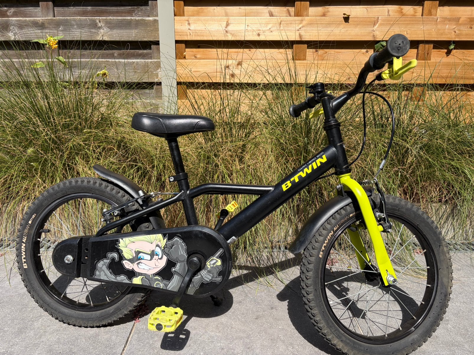 Jongensfiets btwin 16 inch, Fietsen en Brommers, Ophalen, Zo goed als nieuw, 16 tot 20 inch