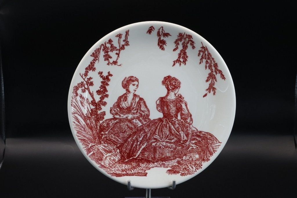 4 assiettes Gien – Délices des quatre Saisons  Toile de Jouy, Enlèvement ou Envoi