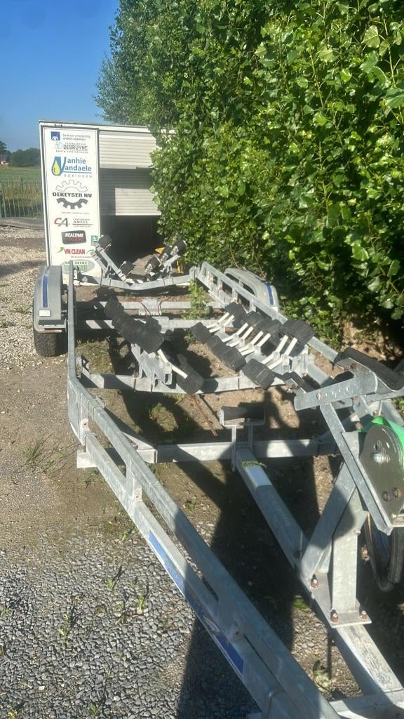 Hallmark boot trailer 3500 kg. Zie omschrijving, Watersport en Boten, Ophalen, Gebruikt, 6 tot 9 meter, Overige typen