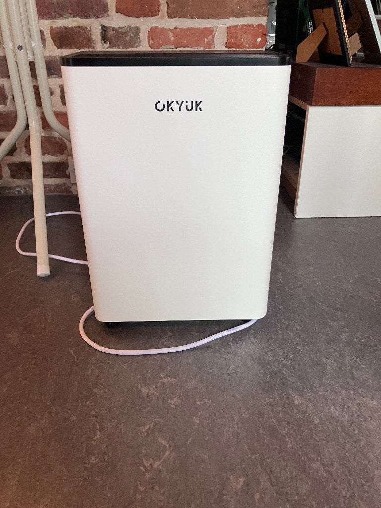 Dehumidifier OKYUK 12L/day 30 m2, Electroménager, Équipement de traitement de l'air, Comme neuf, Déshumidificateur, Enlèvement