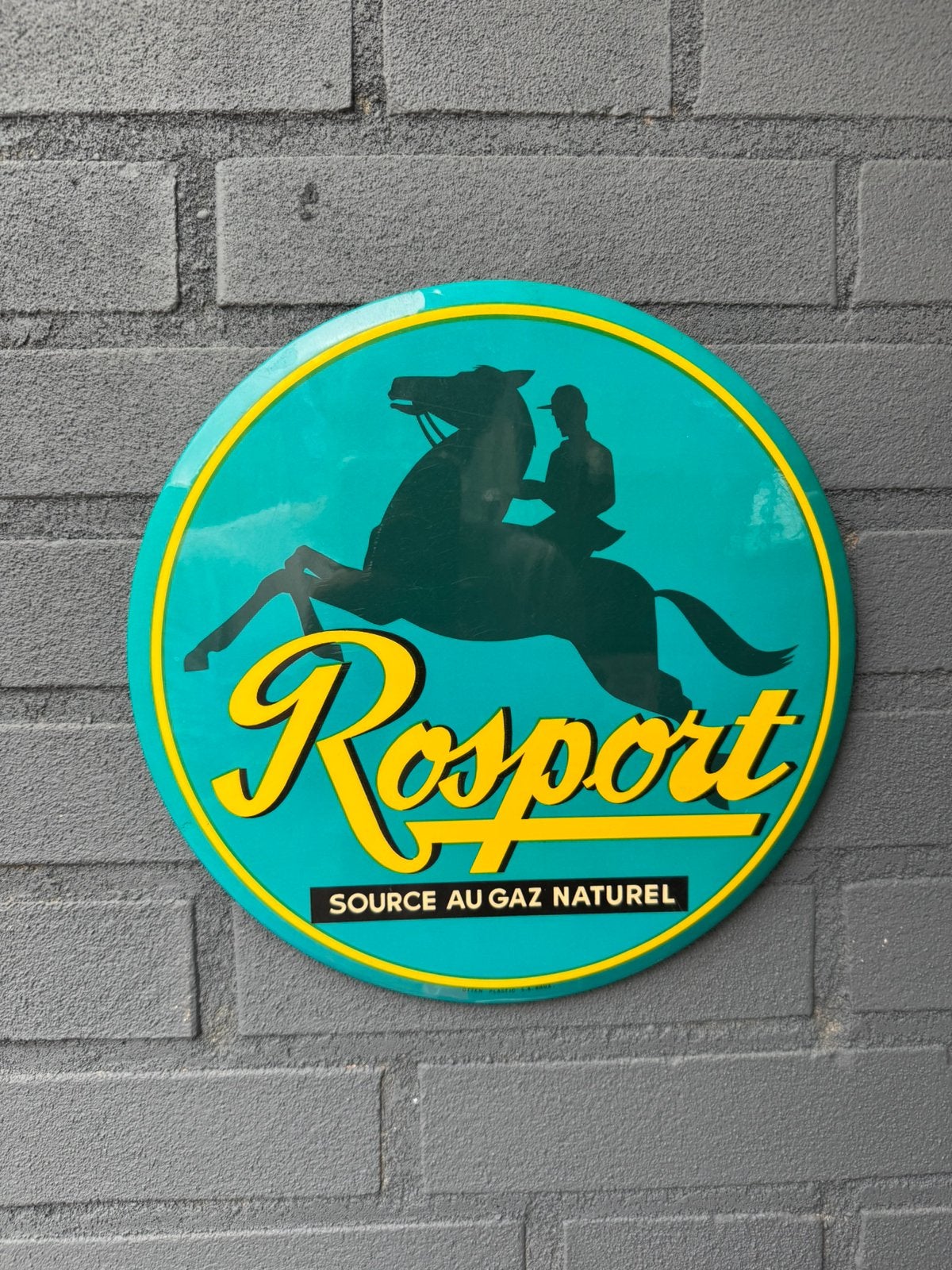 Rosport oud reclame bord, Verzamelen, Ophalen of Verzenden, Gebruikt, Reclamebord