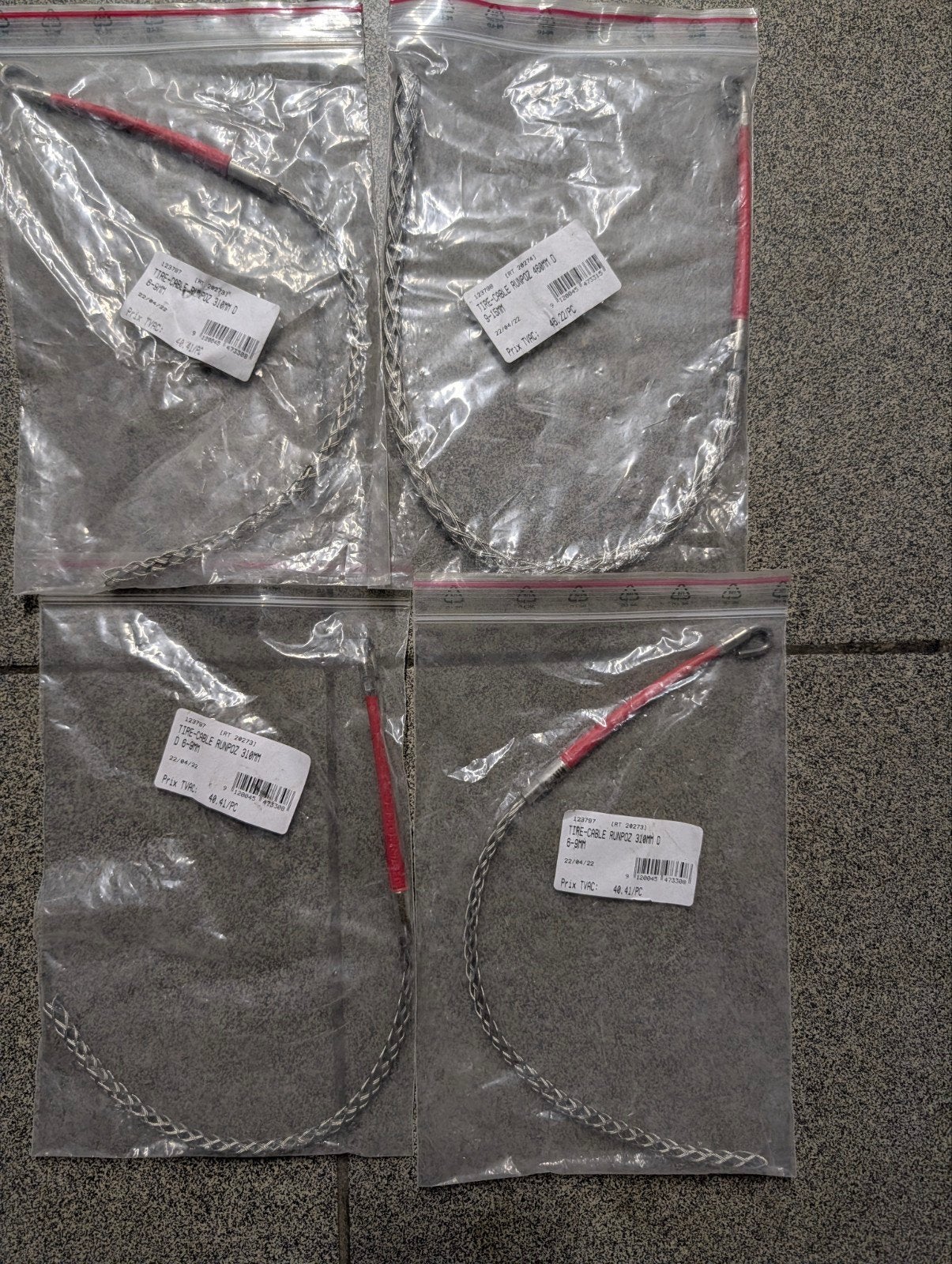 4x Runpoz kabeltrekker 3x 310 mm 1x 460 mm nieuw, Ophalen of Verzenden, Nieuw, Kabel of Snoer