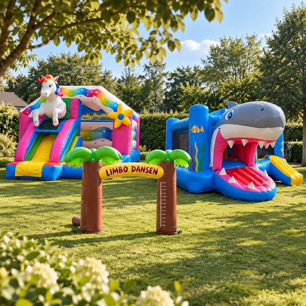 JB Inflatables pakket springkastelen, Enlèvement, Utilisé