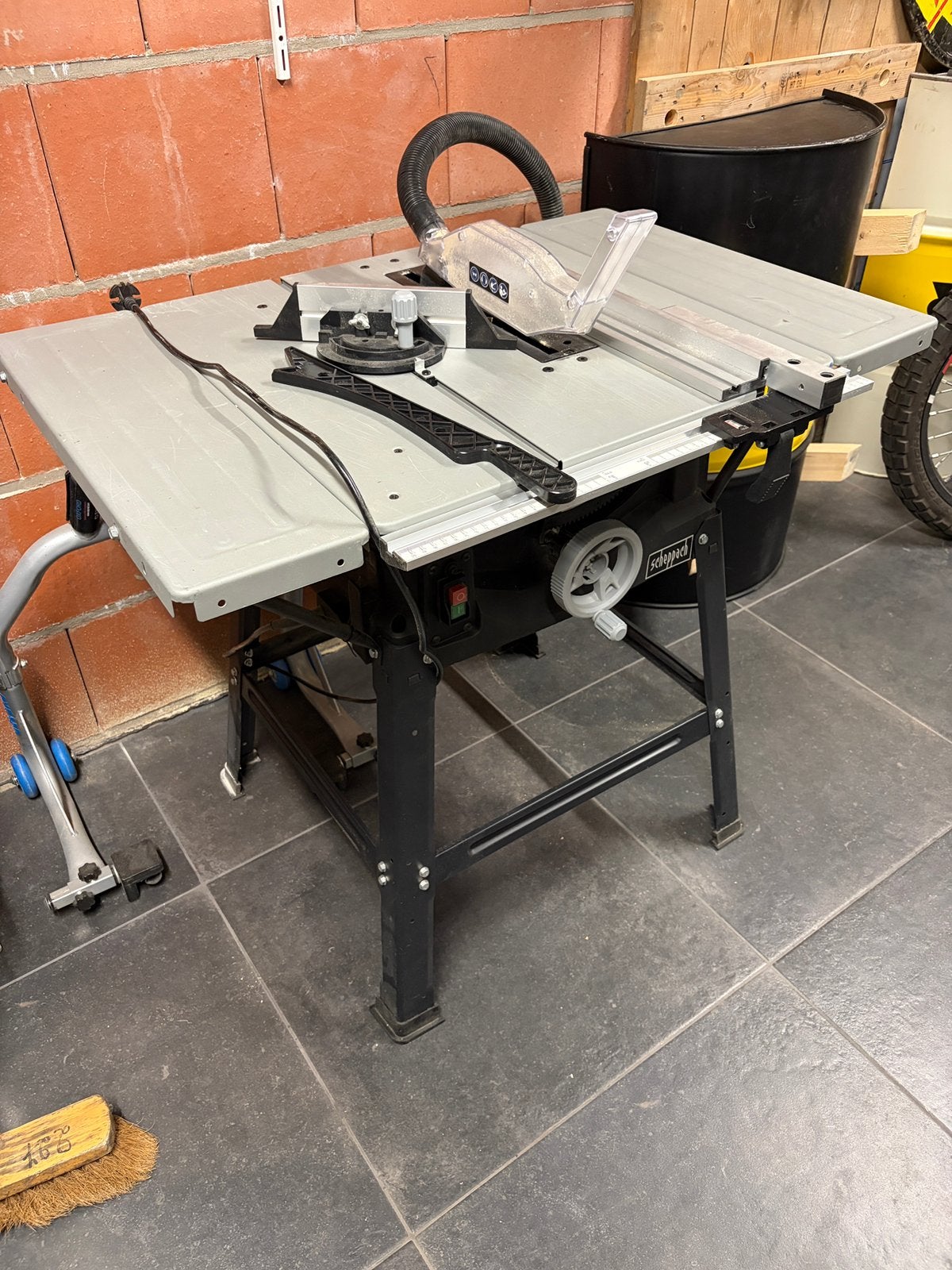 Scheppach HS100s tafelzaag, Ophalen, Zo goed als nieuw
