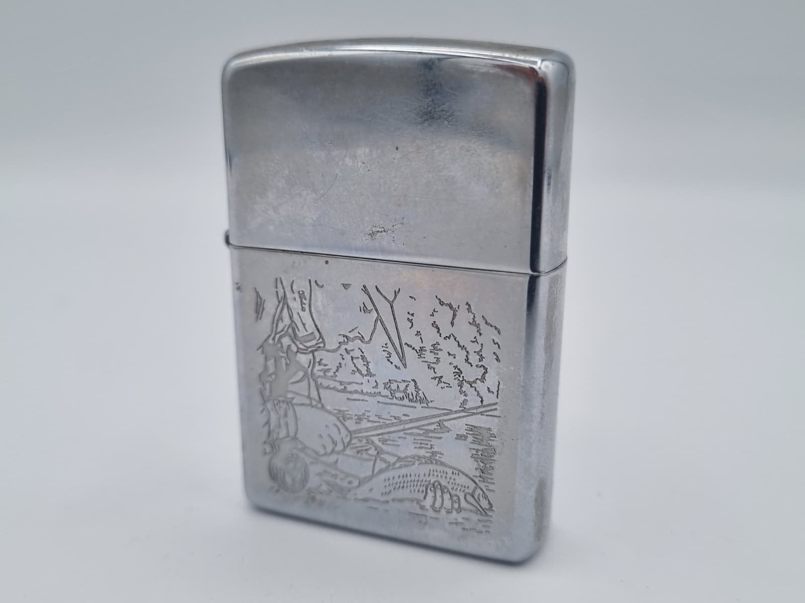 Briquet Zippo Fishing 2005, Collections, Envoi, Comme neuf, Briquet