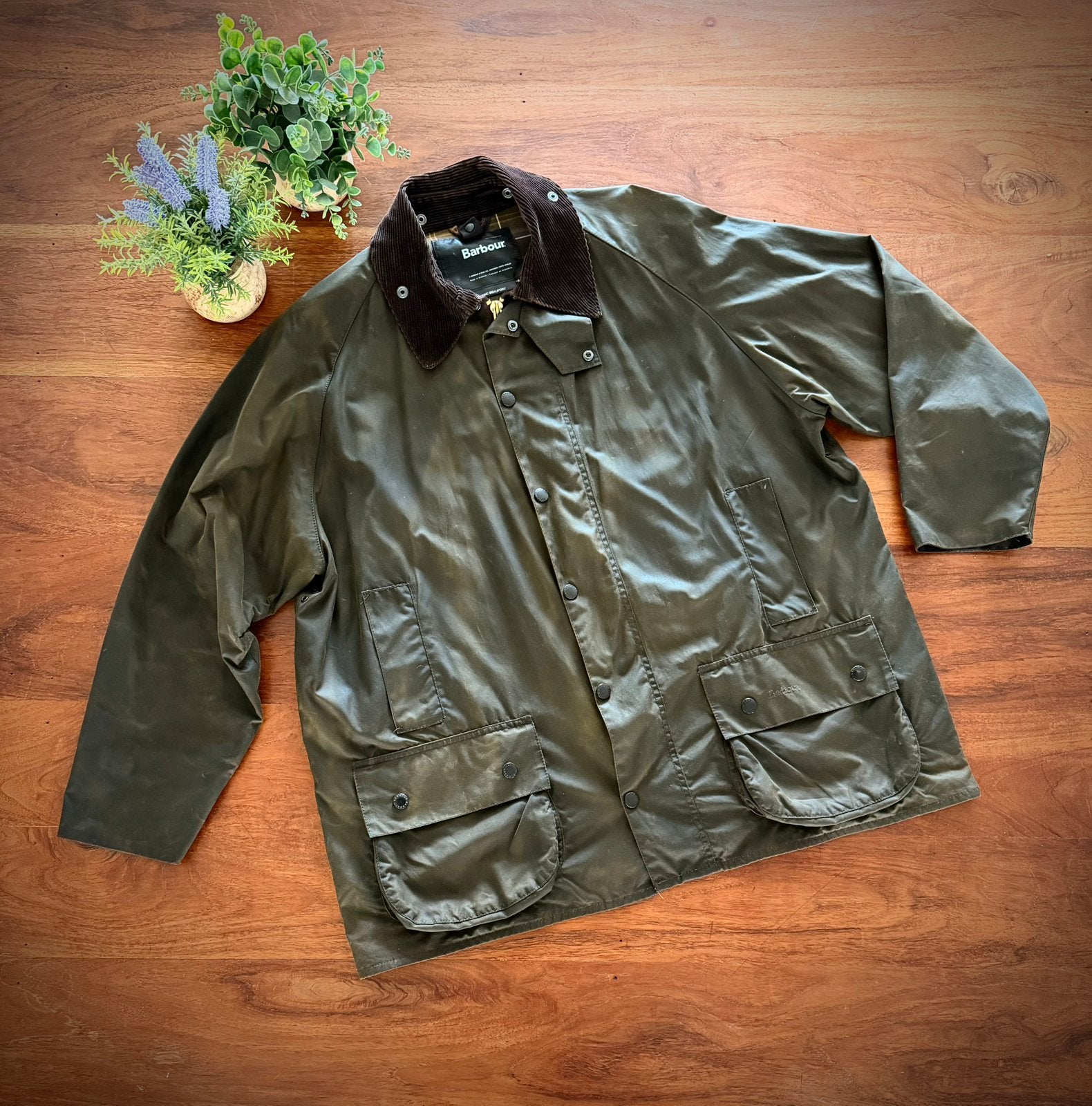 BARBOUR CLASSIC BEAUFORT — uitstekende conditie, Ophalen of Verzenden, Zo goed als nieuw