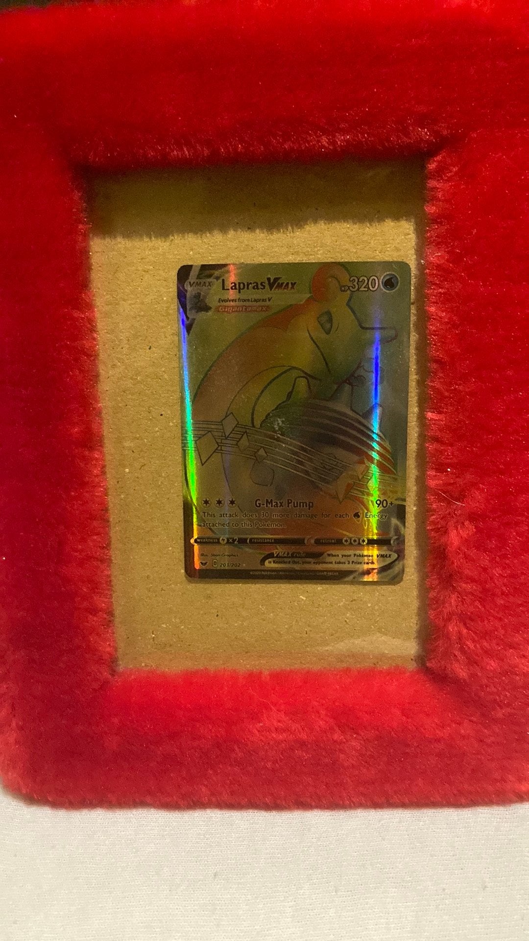 Lapras Vmax, Hobby en Vrije tijd, Ophalen, Nieuw, Losse kaart, Foil