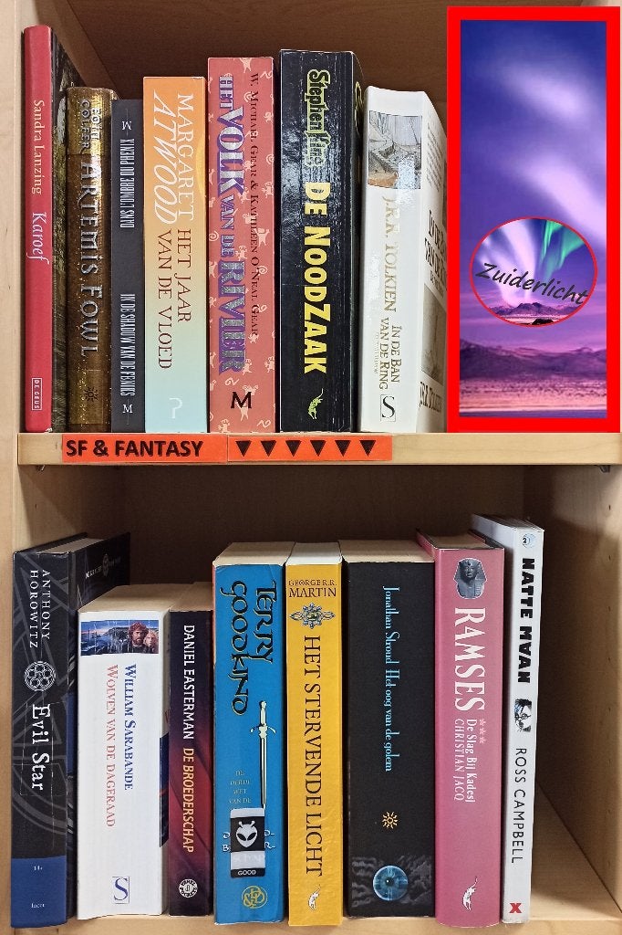 SF, fantasy en horror boeken, Ophalen, Gelezen