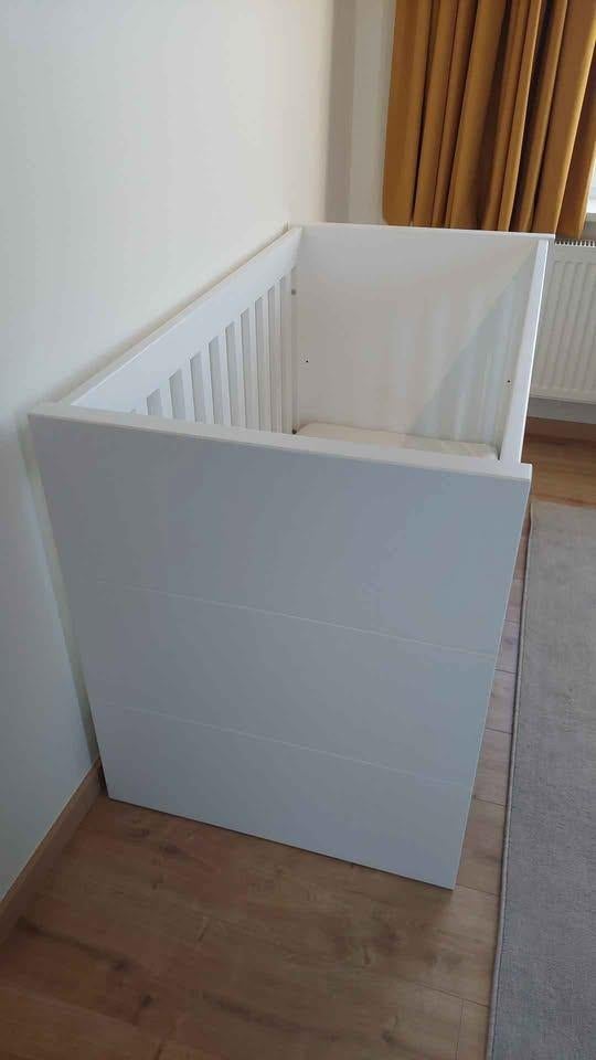 Bopita babybed 60x120, Kinderen en Baby's, Kinderkamer | Bedden, Ophalen, Gebruikt, Minder dan 140 cm, Minder dan 70 cm