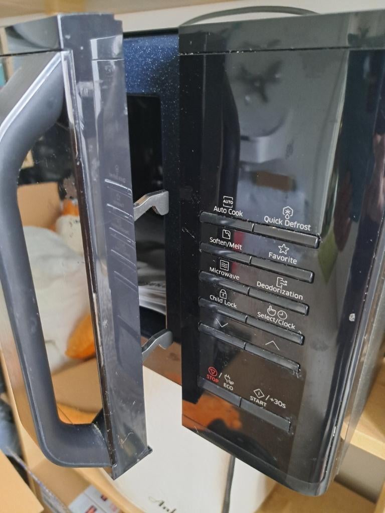 MICROGOLF OVEN SAMSUNG, Elektronische apparatuur, Microgolfovens, Zo goed als nieuw, Vrijstaand, Microgolfoven, 45 tot 60 cm, Hete lucht