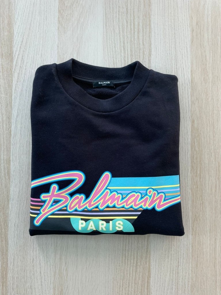 Balmain sweatshirt trui, Kleding | Heren, Balmain, Zwart, Ophalen of Verzenden, Gedragen