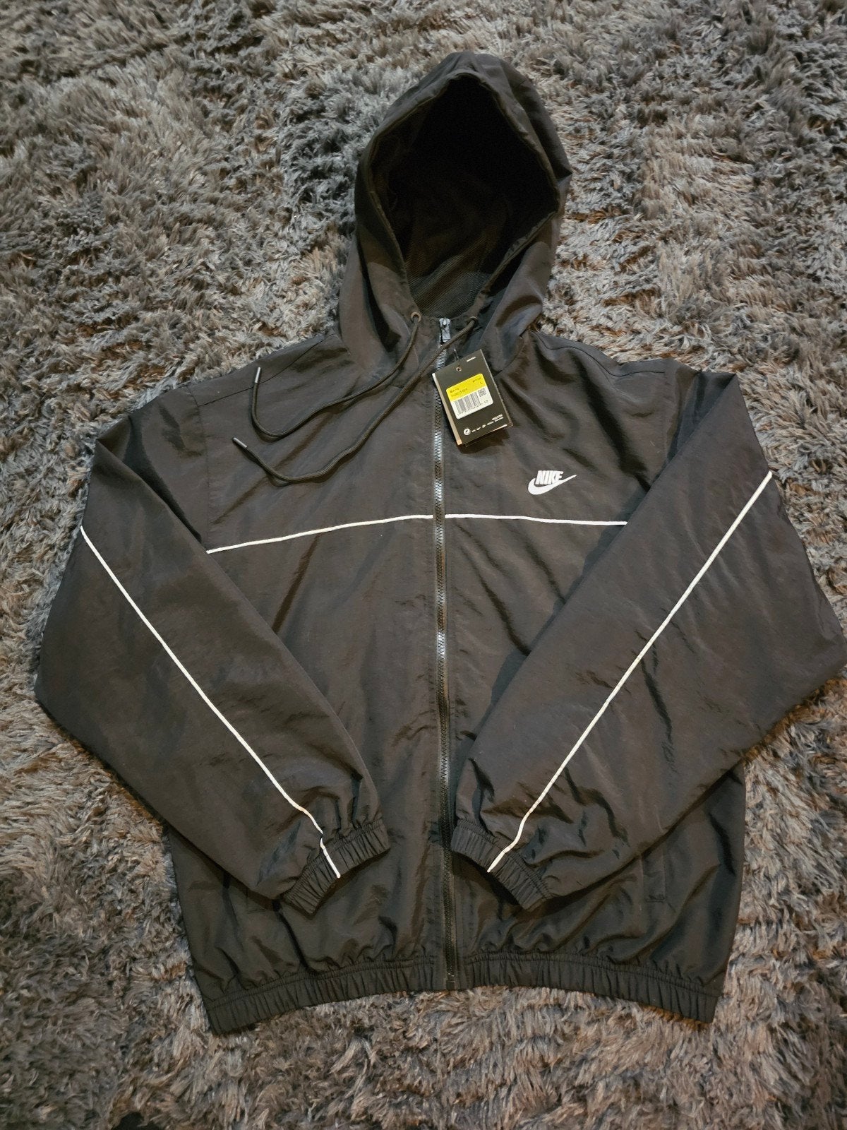 Nike Windrunner Jack Zwart Wit - Maat L (Gloednieuw met kaar, Vêtements | Hommes, Neuf, Nike, Taille 52/54 (L), Enlèvement