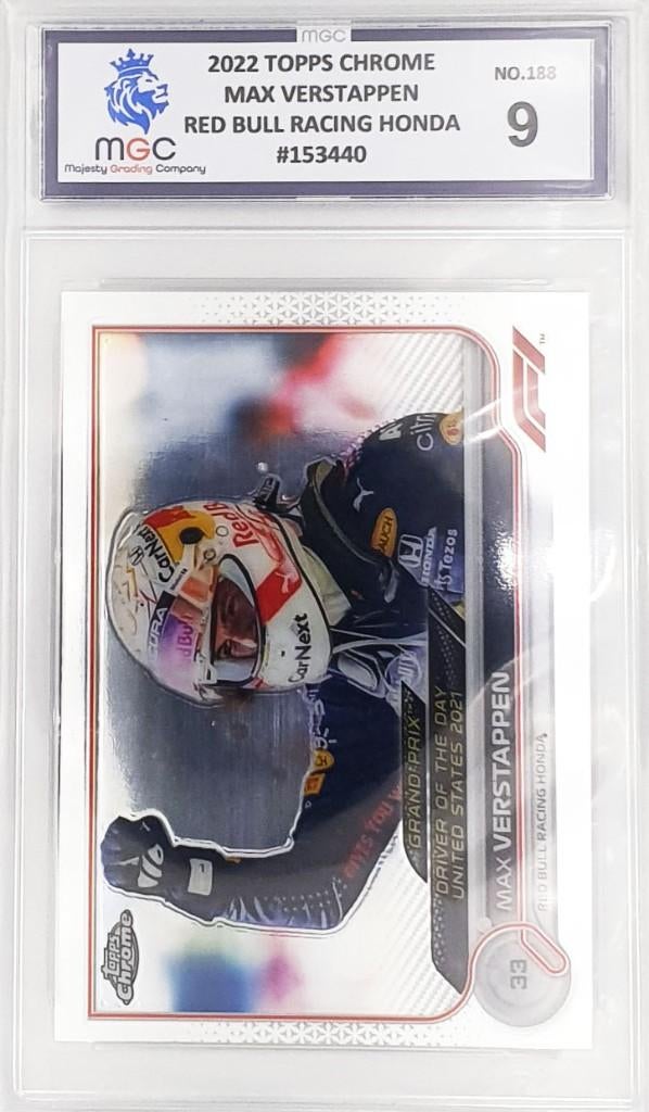 2022 F1 Topps Chrome - Max Verstappen - Red Bull Racing, Envoi, Neuf, ForTwo