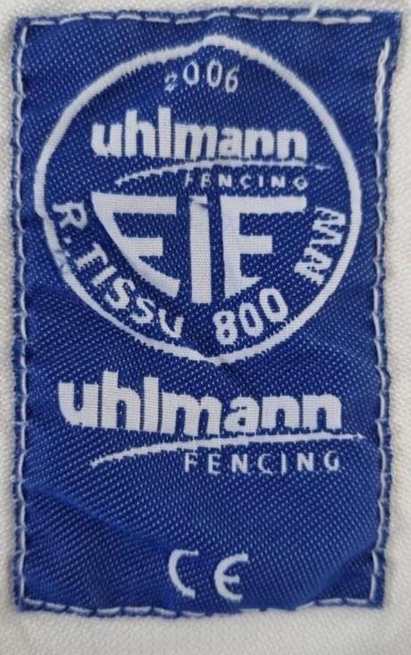 Sous veste d'escrime, Ulhmann, 800N, CE, Sports & Fitness, Taille M, Utilisé, Escrime, Protection pour arts martiaux
