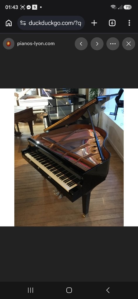 Vénd piano a queu cause demenagement, Enlèvement ou Envoi, Utilisé