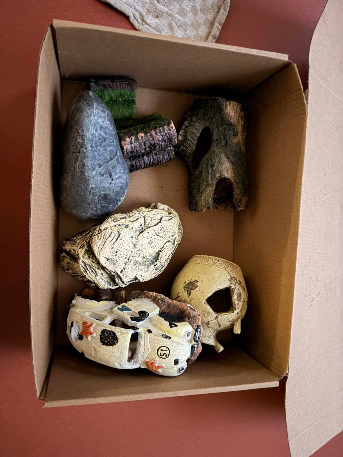 Aquarium ornamenten, Ophalen of Verzenden, Zo goed als nieuw