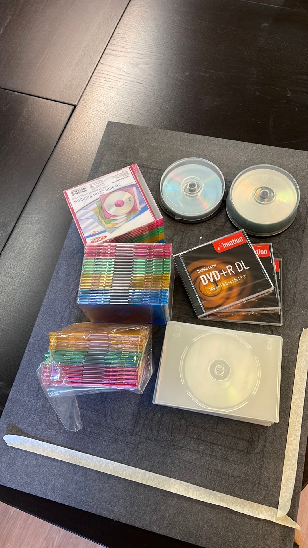 Beschrijfbare CDs/DVDs met doosjes, Computers en Software, Beschrijfbare discs, Ophalen of Verzenden, Nieuw