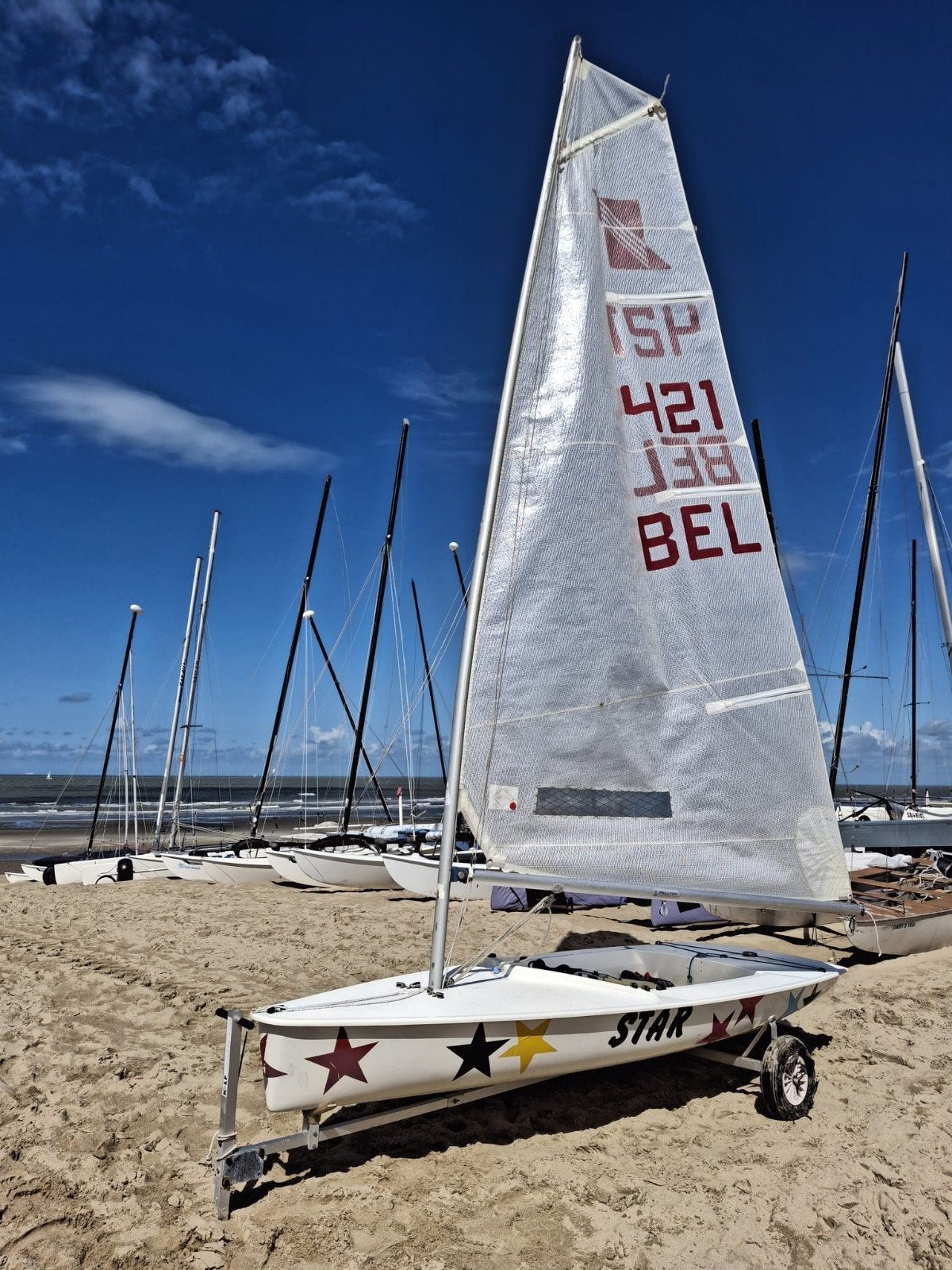 Splash zeilboot, Splash, Ophalen, Gebruikt, Dekzeil