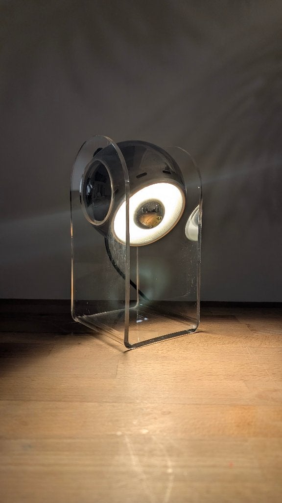 Lampe Eyeball dans le Style de Gino Sarfatti, Italie, Enlèvement