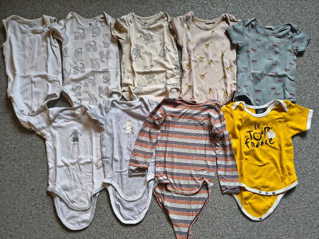 Rompers maat 86-92 (9 stuks), Ophalen, Zo goed als nieuw, Maat 86