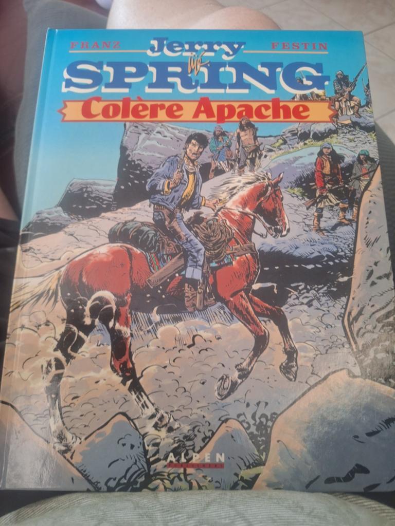 Jerry Spring 22 Colère Apache 1990 Eo Cotée de 5 a 10€, Une BD, Utilisé