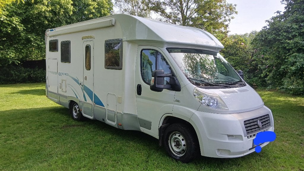 Camping-car Fiat Rimor Europeo 87P, Jusqu'à 4, 6 à 7 mètres, Toilette à cassette, Fiat