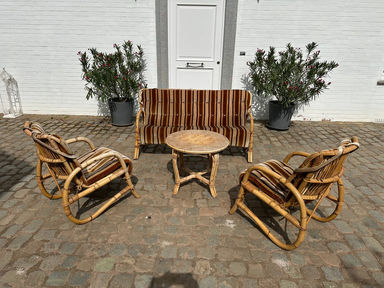 Rotan lounge set, Ophalen, Rotan