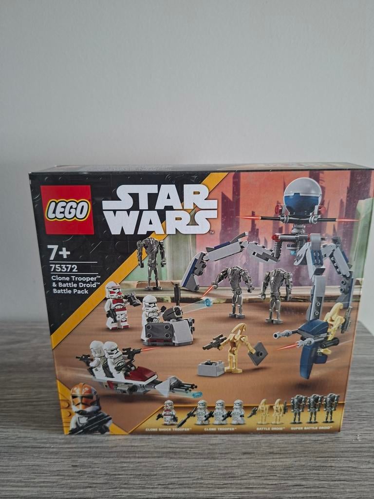 LEGO Star Wars 75372 Clone Trooper & Battle Droid Battle Pac, Kinderen en Baby's, Speelgoed | Duplo en Lego, Ophalen