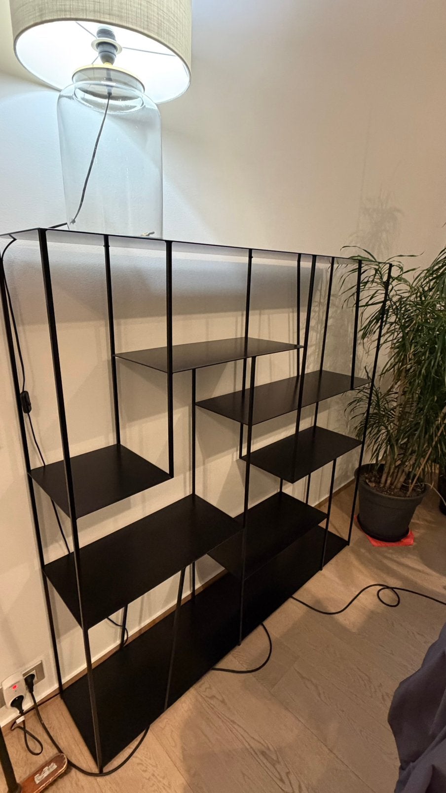 Bibliothèque Metal, Maison & Meubles, 25 à 50 cm, Comme neuf, 100 à 150 cm, Enlèvement