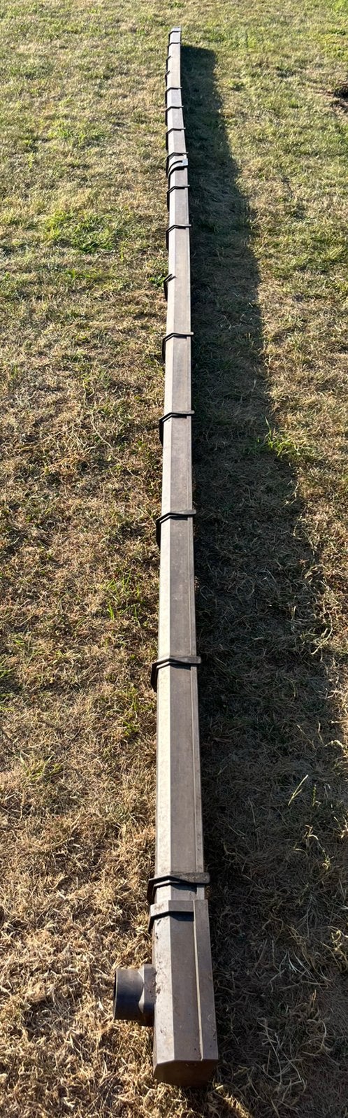 Gouttière de toit en PVC Scala U120 - 8 mètres (2*4 m), Bricolage & Construction, Enlèvement, Utilisé, Autres couleurs, Synthétique