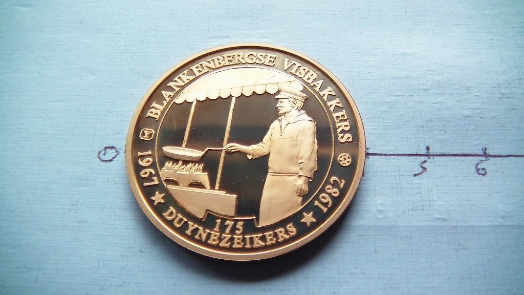 médaille blankenbergse 1982 jaune, Enlèvement