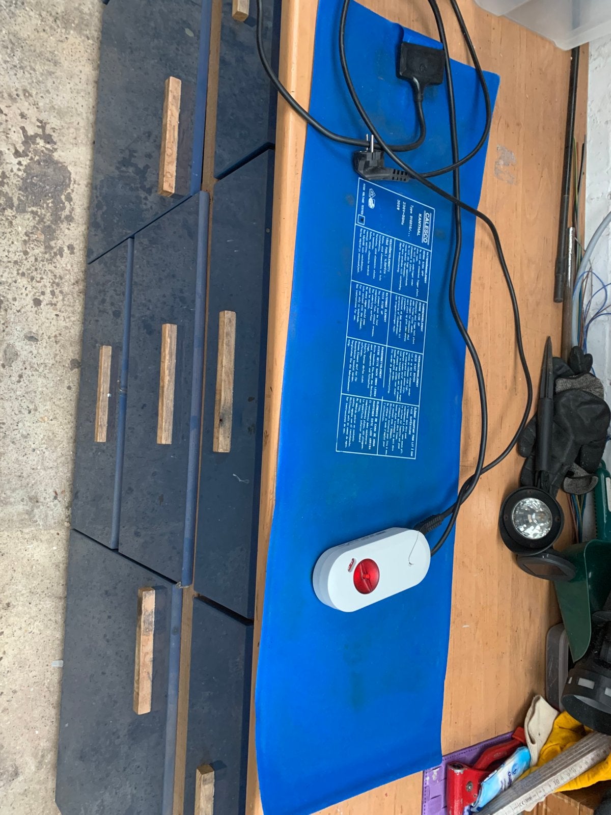 Verwarmingselement waterbed, Ophalen, Gebruikt, Tweepersoons, Duo-systeem