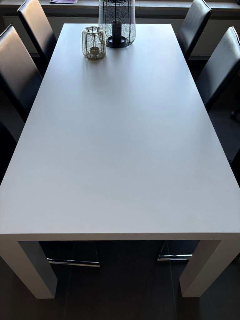 Eettafel met 6 stoelen, Huis en Inrichting, Complete eetkamers, Ophalen, Zo goed als nieuw