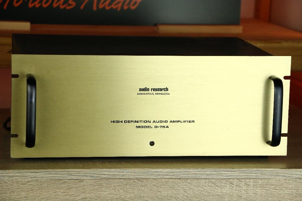Audio Research D-76A / D 76 GeC 6550 NOS. Perfect service., Enlèvement ou Envoi, Amplificateur