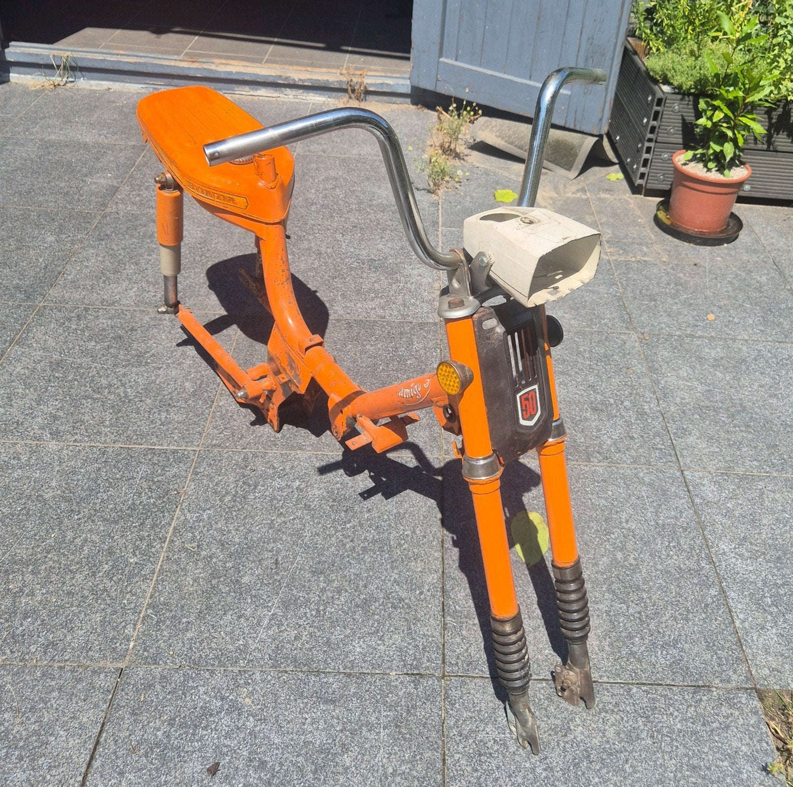 Honda amigo kader, Fietsen en Brommers, Ophalen, Honda