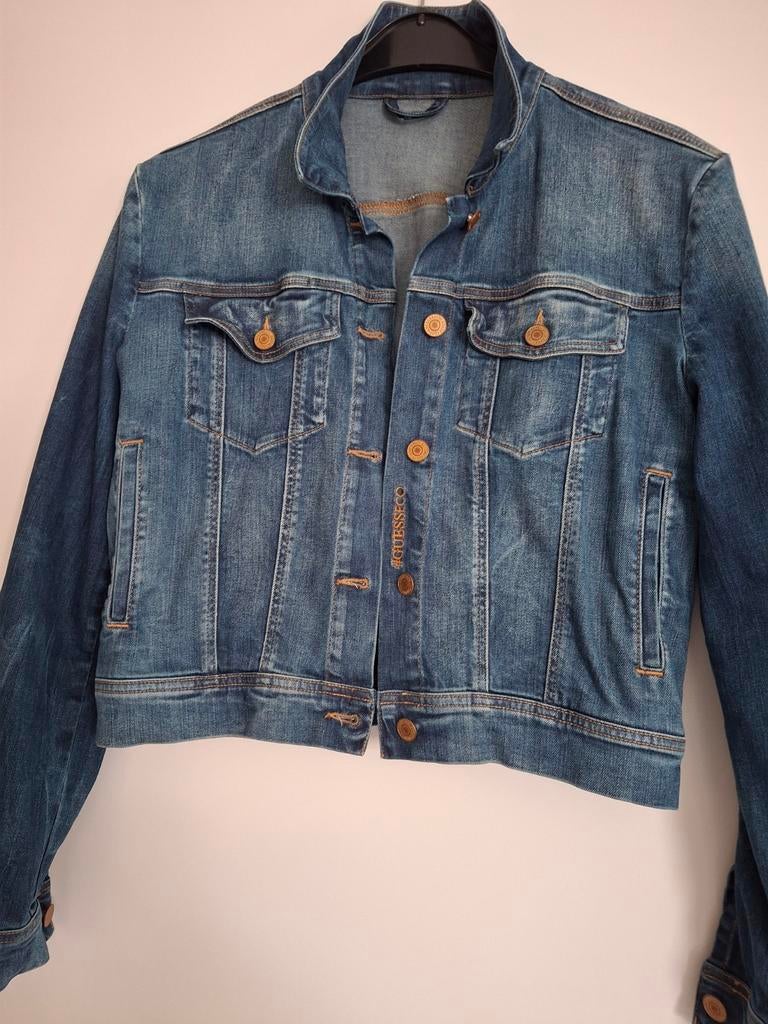 Jeansjasje maat medium Guess, Guess, Blauw, Zo goed als nieuw, Ophalen