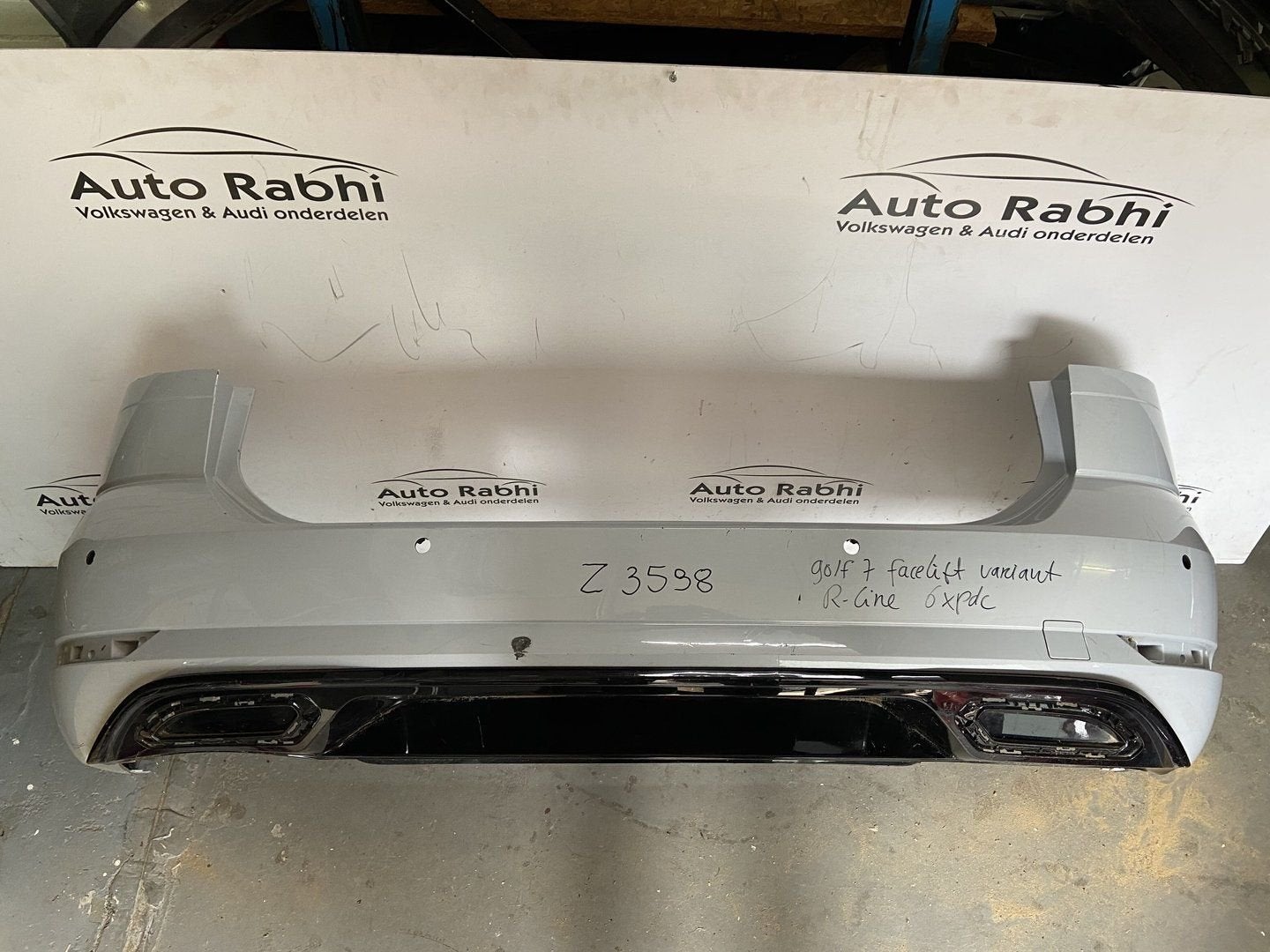 VW Golf 7 Facelift station R-Line Achterbumper, Arrière, -, Utilisé, -