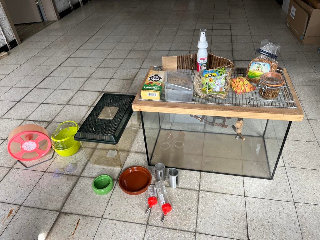 Set muisjes/hamster, Ophalen, Kooi, Hamster