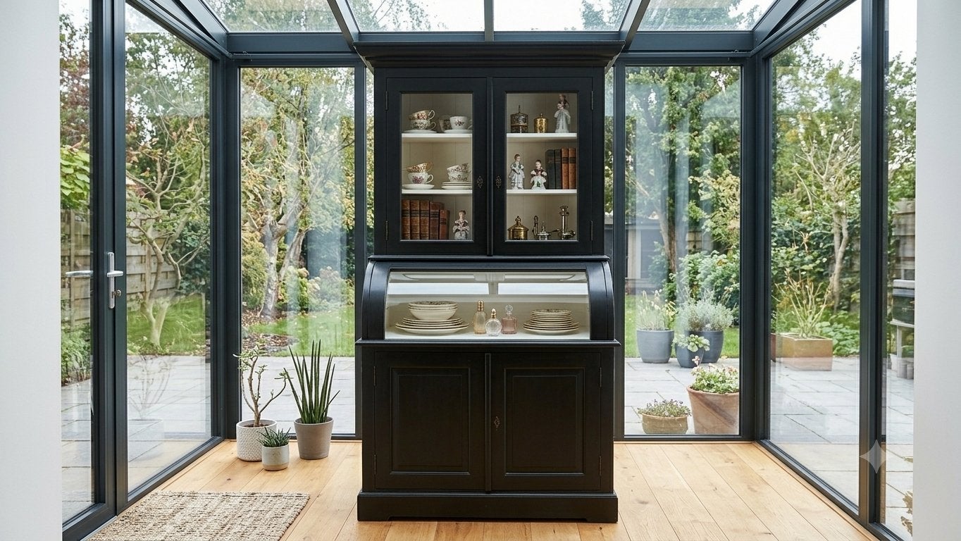 Buffet/vitrine PEINT SUR MESURE (livraison gratuite ), Maison & Meubles, Armoires | Autre, Neuf, Enlèvement ou Envoi