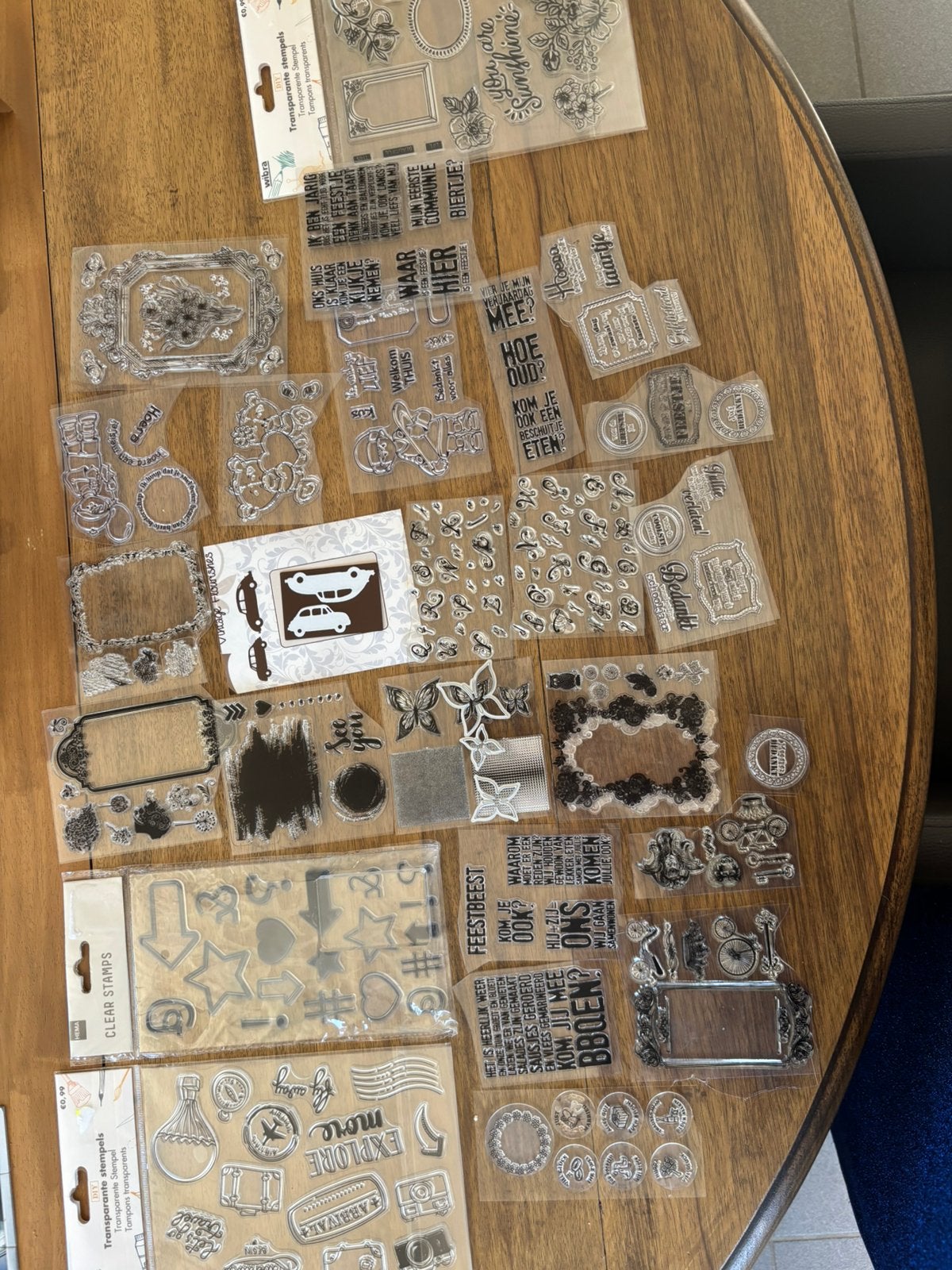 Clear stamps, Ophalen, Nieuw