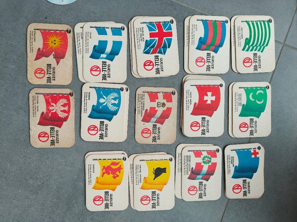 Bierkaartjes belle-vue, Verzamelen, Ophalen, Gebruikt, Viltje(s), Overige merken
