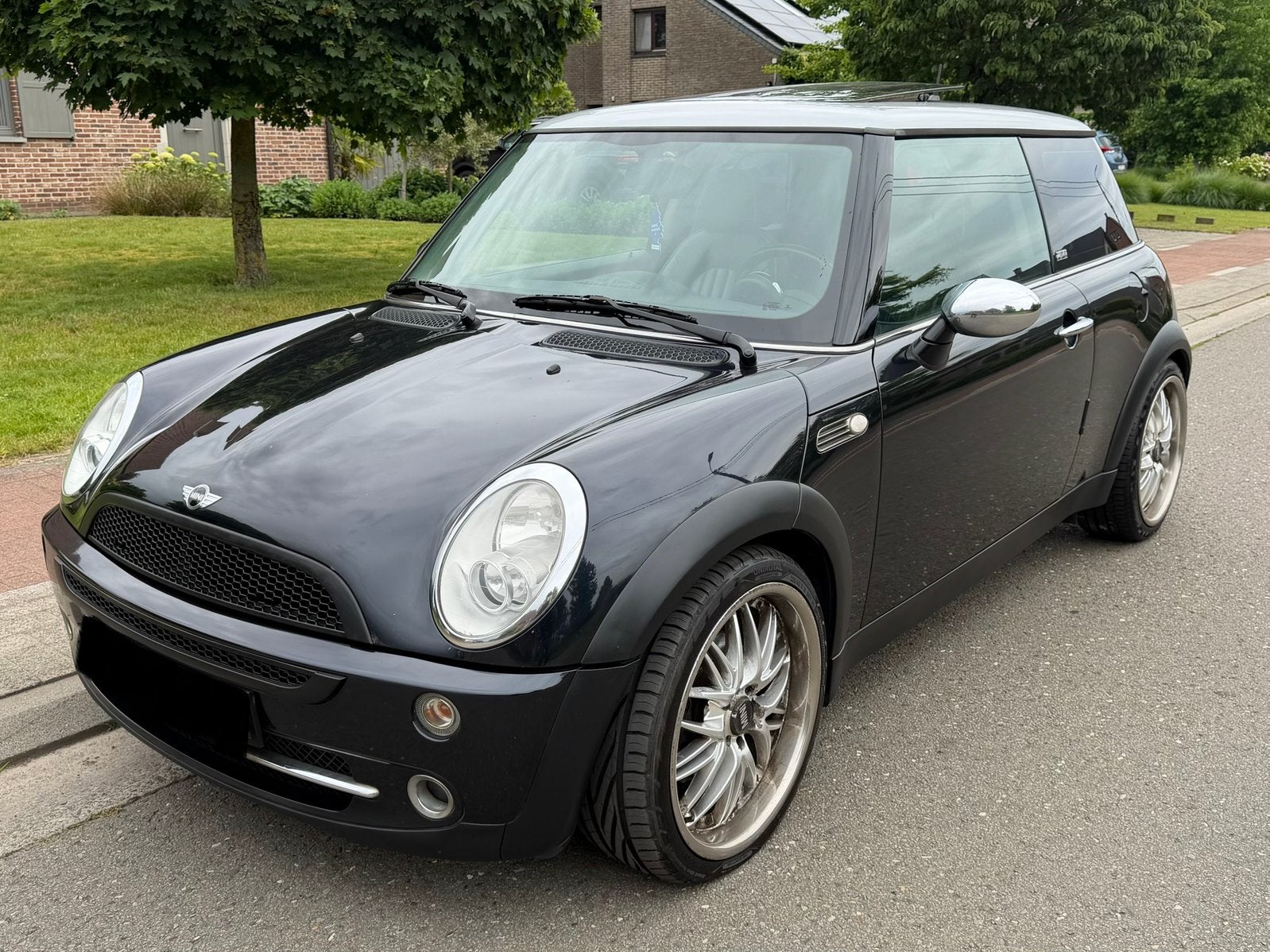 Mini Cooper Parklane 1.6 Benzine In Zeer Goede Staat Airco, Auto's, Mini, Bedrijf, Handgeschakeld, Cooper, Lederen bekleding