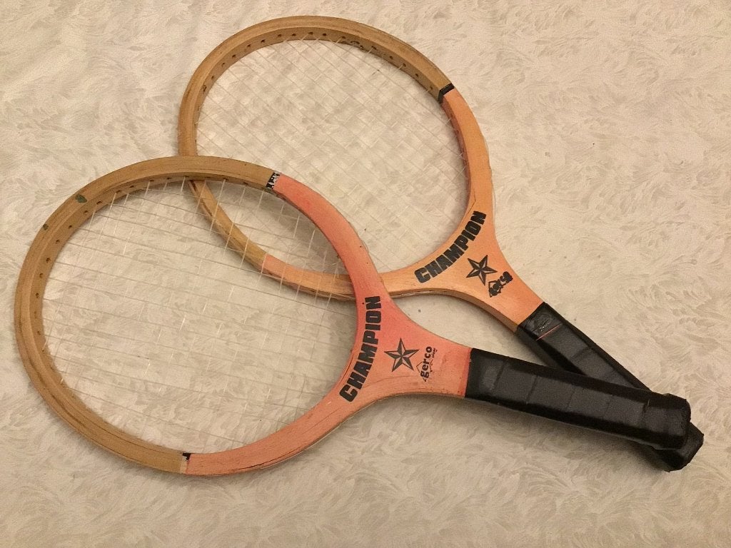 Vintage Gerco tennisraketten kinderen, Sport en Fitness, Ophalen of Verzenden