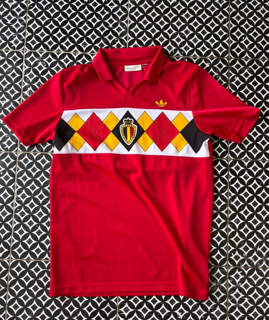 Vareuse / shirt / maillot diables rouges belgium Scifo, Ophalen of Verzenden, Zo goed als nieuw, Shirt