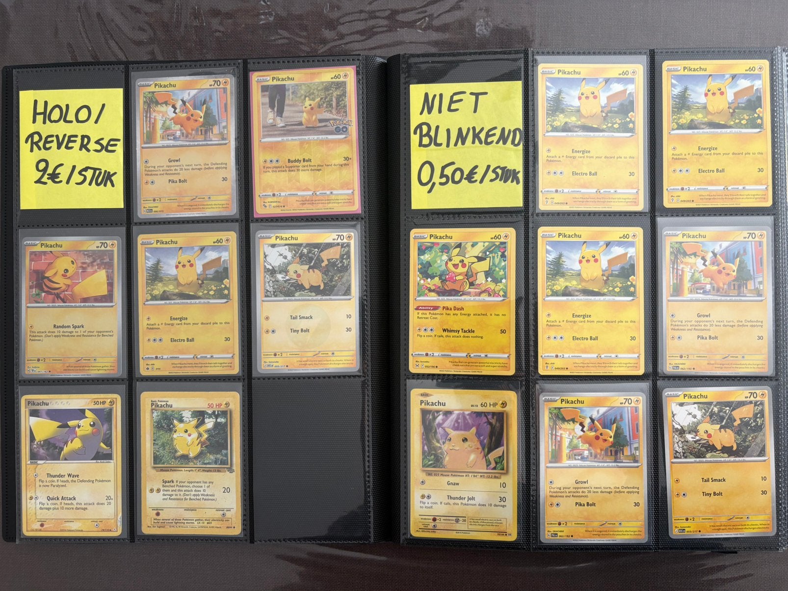 Pokémon Pikachu / Gengar / Snorlax / Promo Kaarten, Ophalen of Verzenden, Zo goed als nieuw