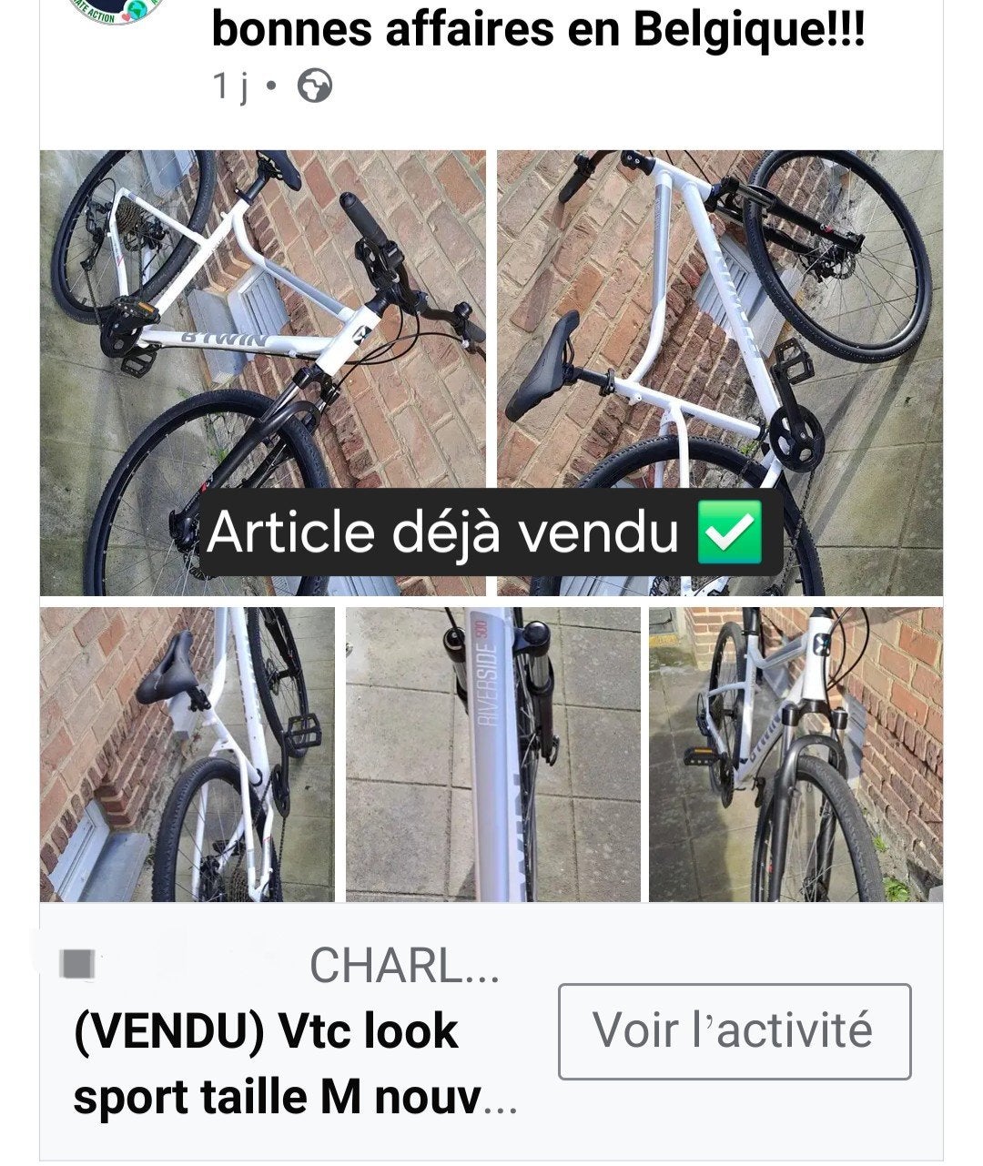 Vtc look sport taille M nouveau /Article déjà vendu 🔥, Vélos & Vélomoteurs, Vélos | VTT & Mountainbikes, Neuf, 49 à 53 cm, Giant
